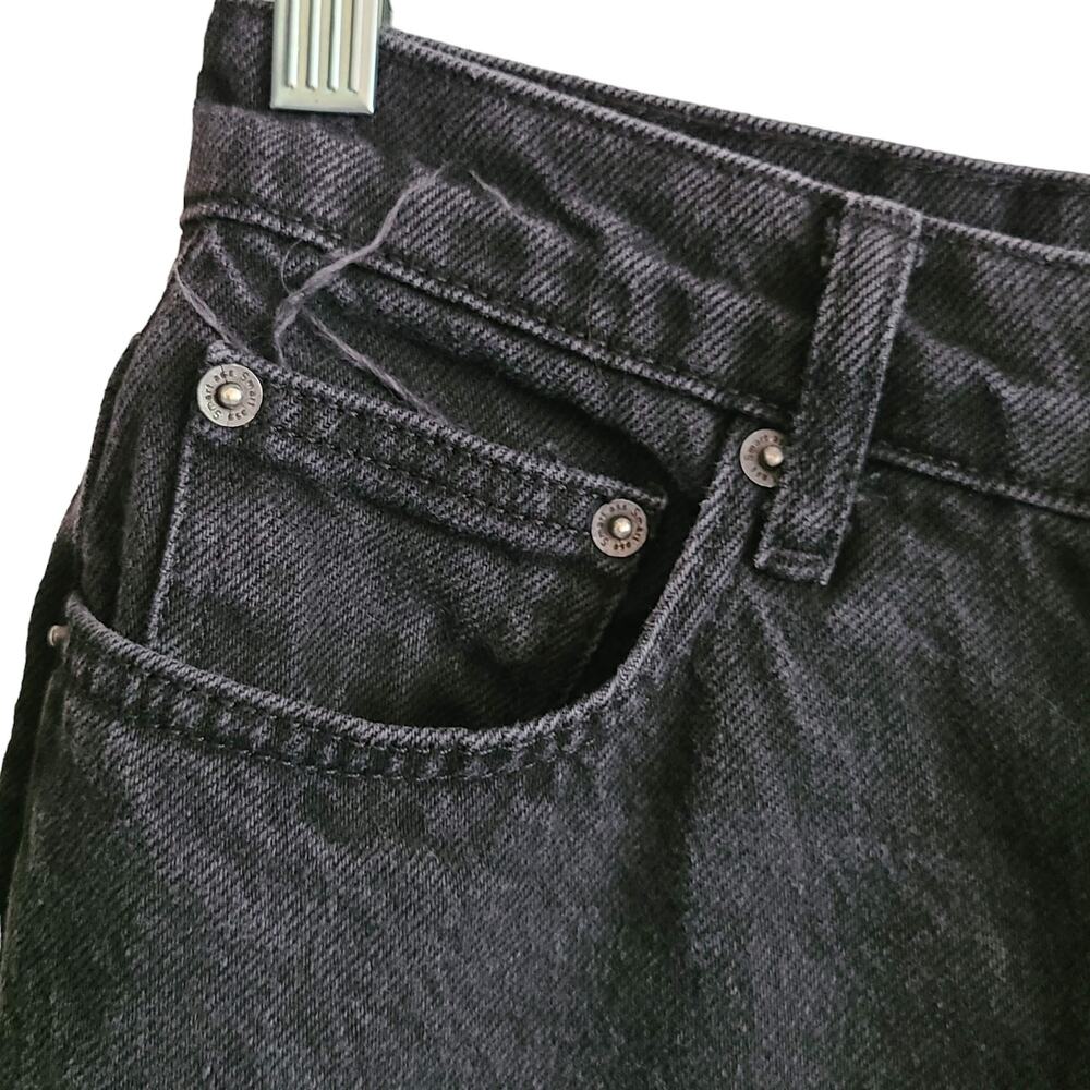 REFORMATION JEANS Black Seattle Wash Button Fly Straight Leg Jeans Women's 25P - Picture 4 of 12